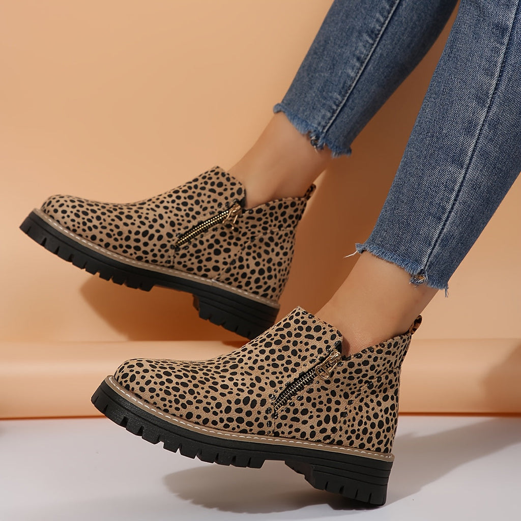 Botines ortopédicos para mujer – agarre antideslizante confiable y fácil acceso con cremallera lateral