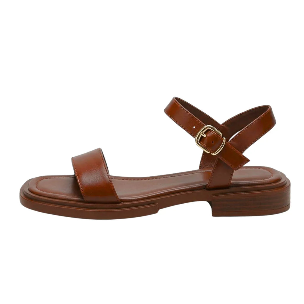 Women's Orthopedic Sandals Adjustable Ankle Strap Flat Walking Shoes