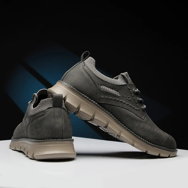 Sneaker da golf da uomo comode e senza tacchetti – soletta ammortizzata, collarino di supporto alla caviglia