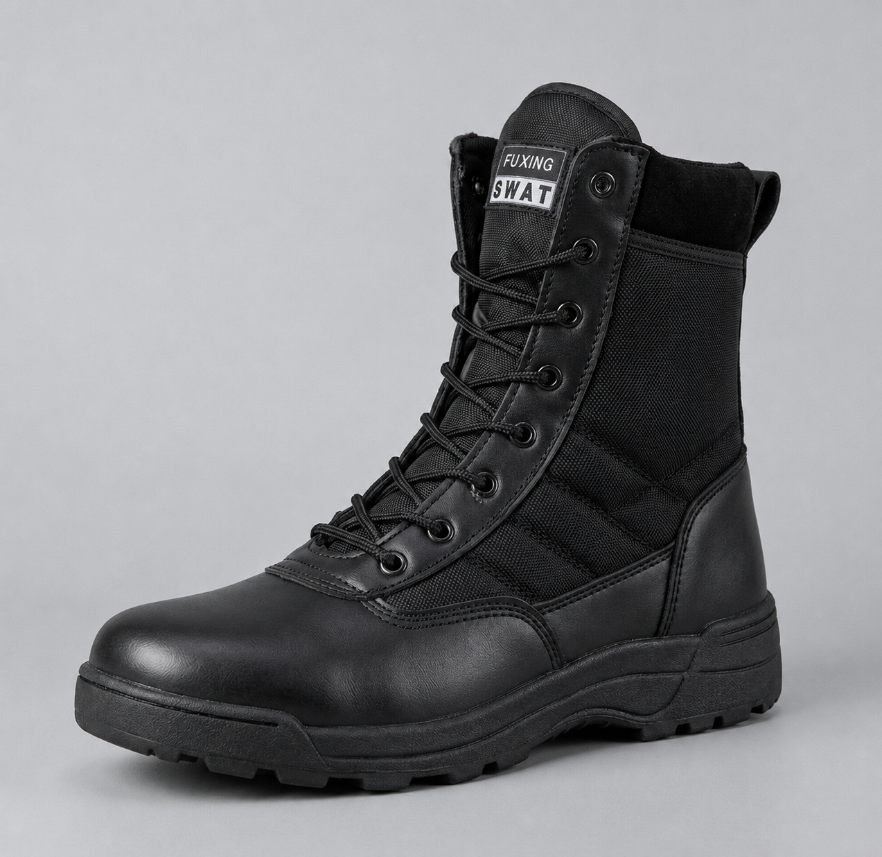 Bottines montantes à lacets confort pour homme – tige en mesh respirant, semelle intérieure rembourrée en EVA