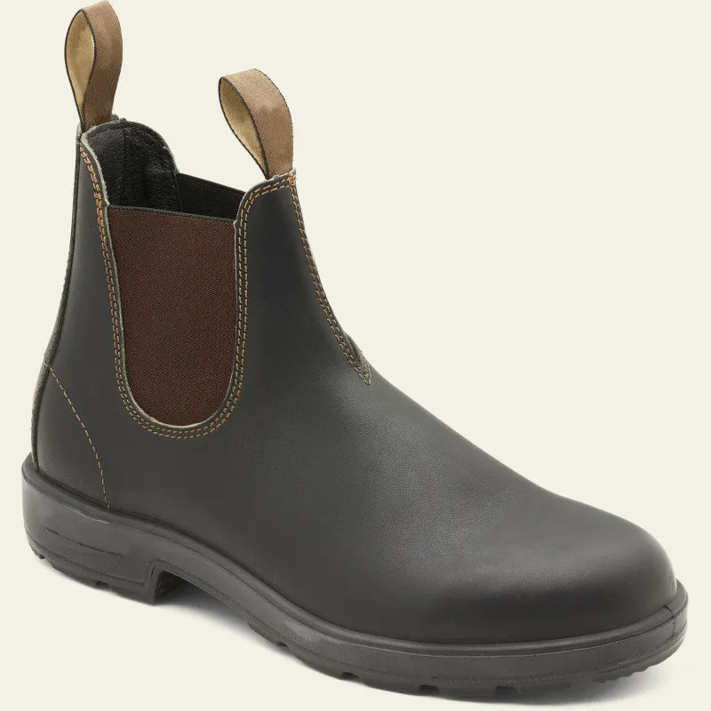 Bottes Chelsea étanches pour hommes – Design sans lacets, dessus en cuir vegan