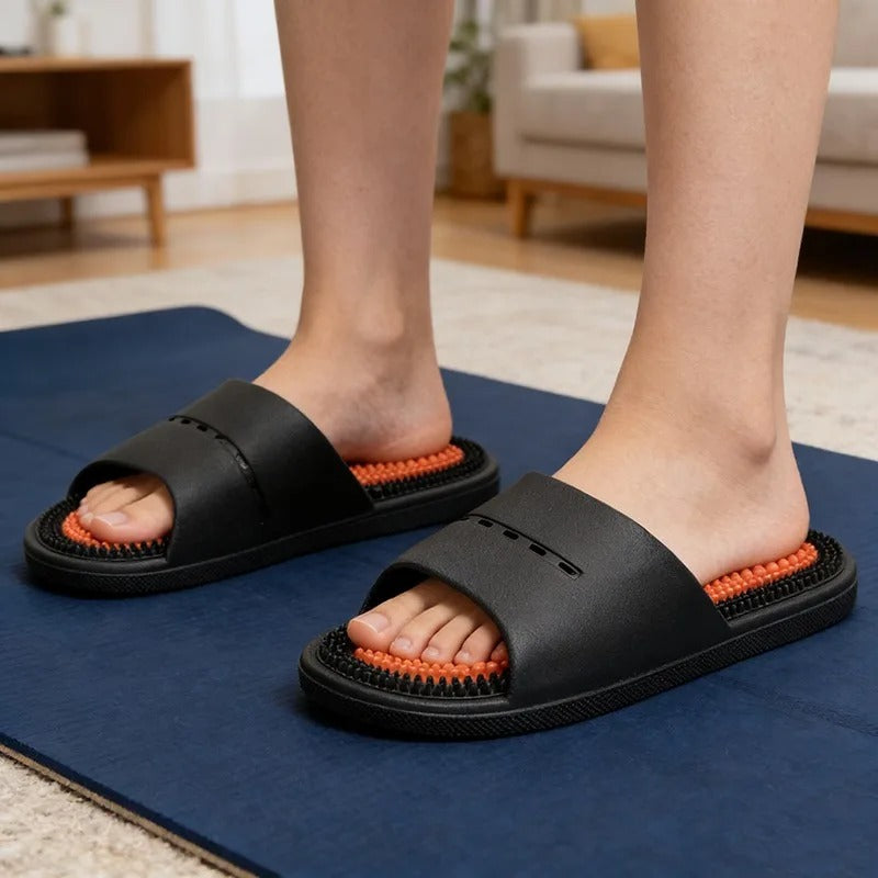 Unisex akupresurní masážní pantofle reflexní sandály