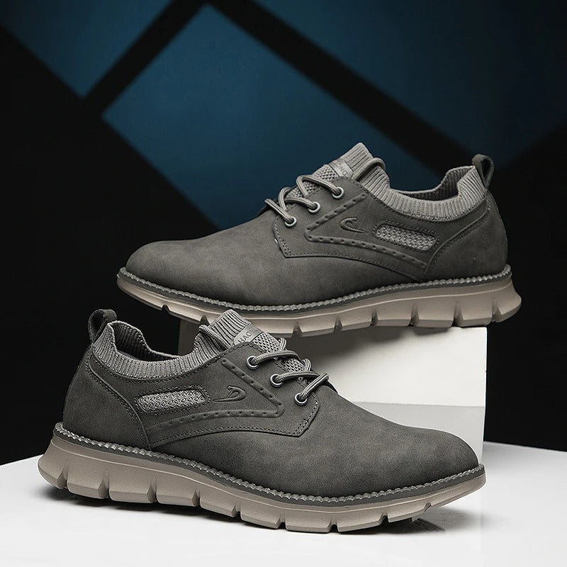 Sneaker da golf da uomo comode e senza tacchetti – soletta ammortizzata, collarino di supporto alla caviglia