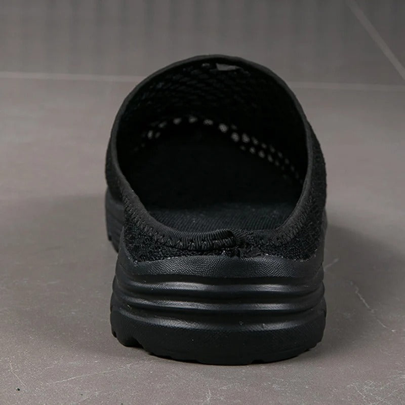 Sneakers ortopediche slip-on per donna scarpe da passeggio in rete traspirante con supporto dell'arco