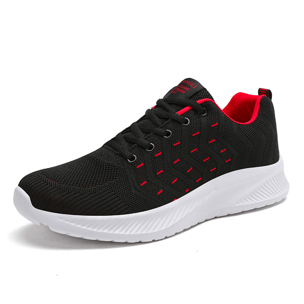 Men's Mesh Running Shoes Lightweight Breathable Casual Sports Sneakers