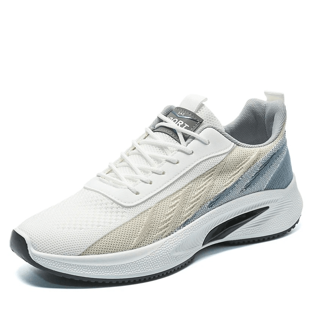 Men's Mesh Running Shoes Lightweight Breathable Air Cushion Sports Sneakers