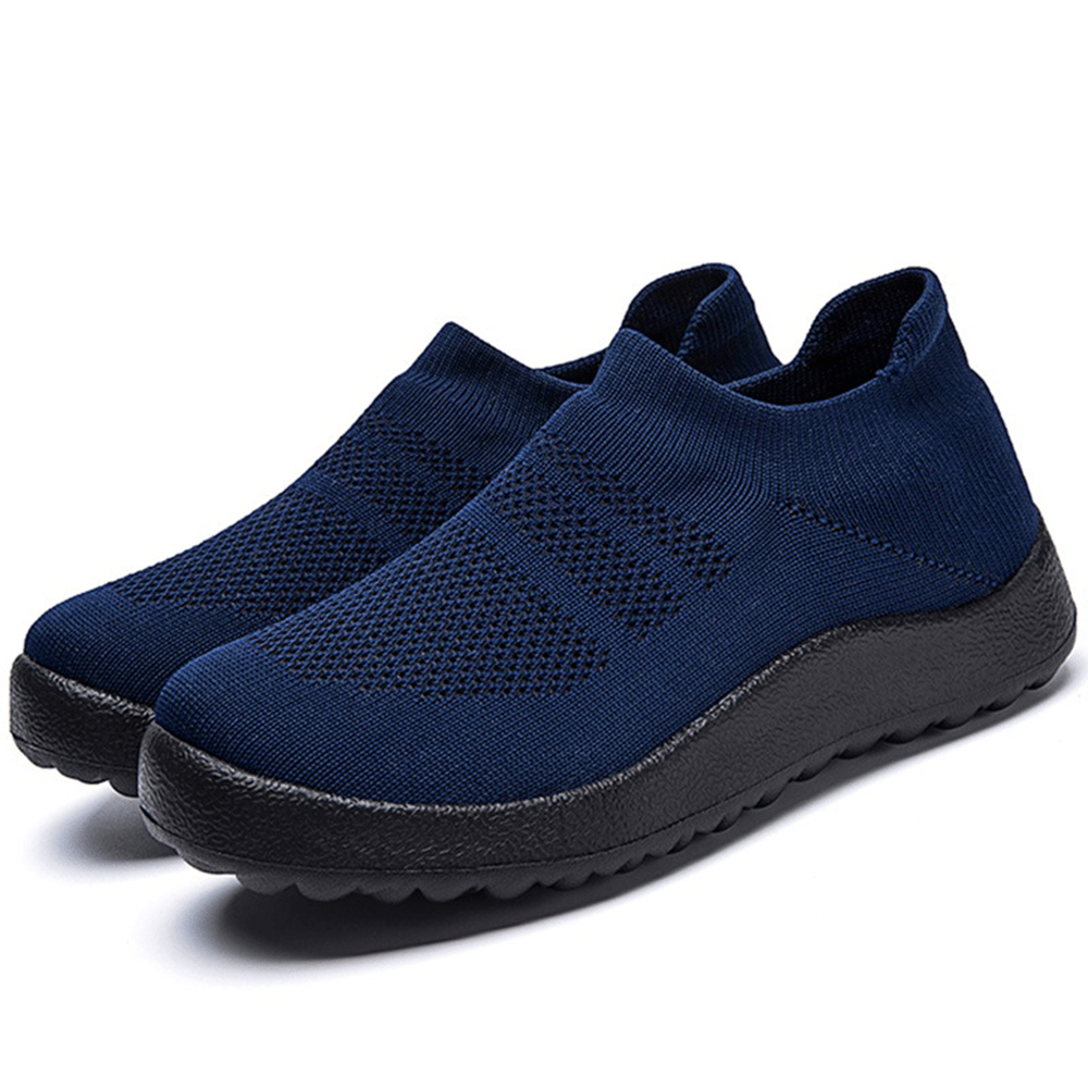 Women's Slip-On Mesh Walking Shoes Lightweight Breathable Comfort Casual Sneakers