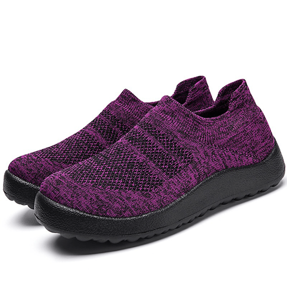 Women's Slip-On Mesh Walking Shoes Lightweight Breathable Comfort Casual Sneakers