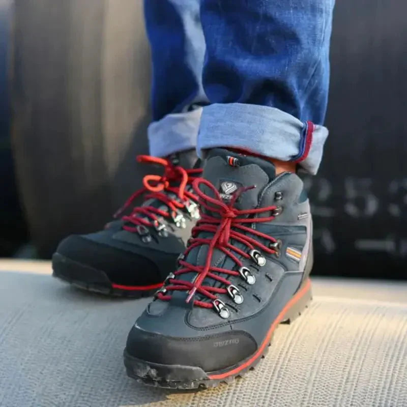 Men's Hiking Shoes Closed Toe Lace Up Outdoor Boots