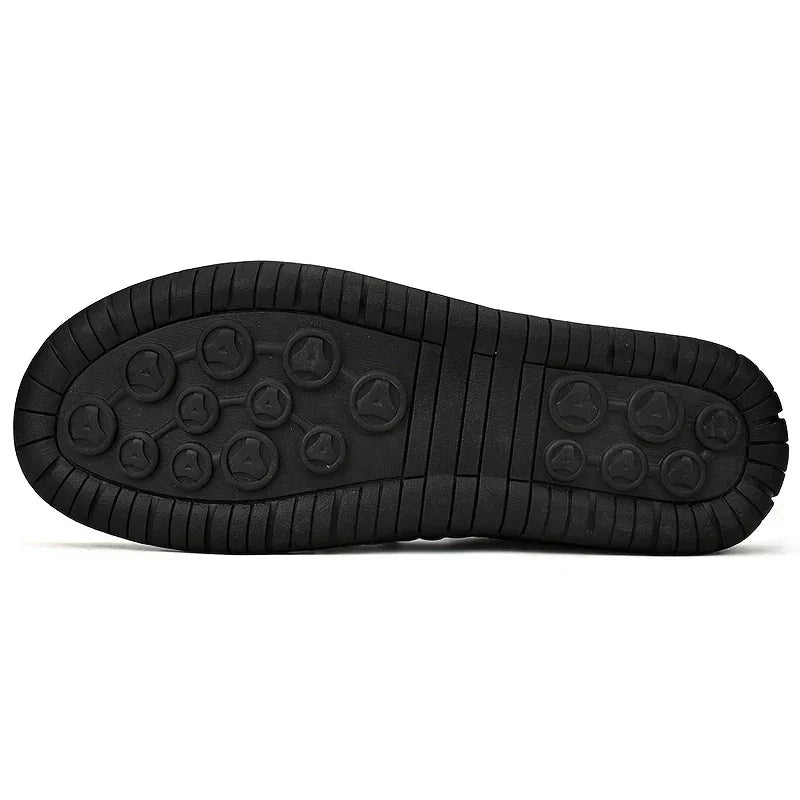 Pantofi sport ortopedici pentru bărbați, din piele, casual, slip-on, pentru mers pe jos
