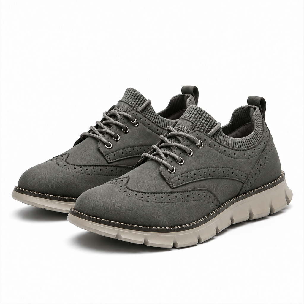 Sneaker da golf da uomo comode e senza tacchetti – soletta ammortizzata, collarino di supporto alla caviglia
