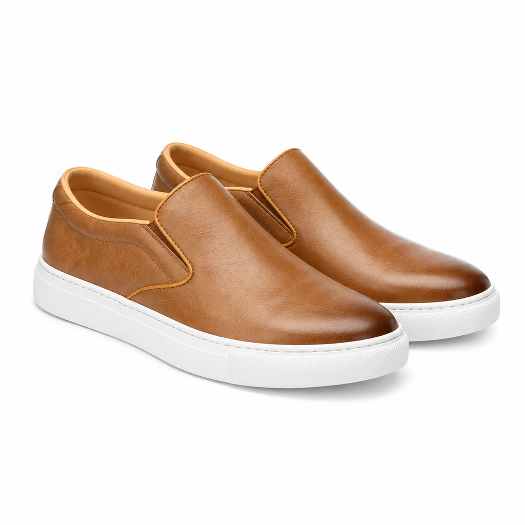 Zapatos casuales de cuero para hombre