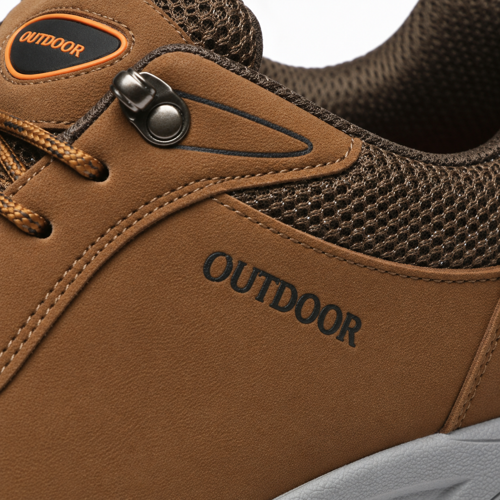 Herre ortopædiske vandtætte vandresneakers med skridsikre all-terrain vandresko
