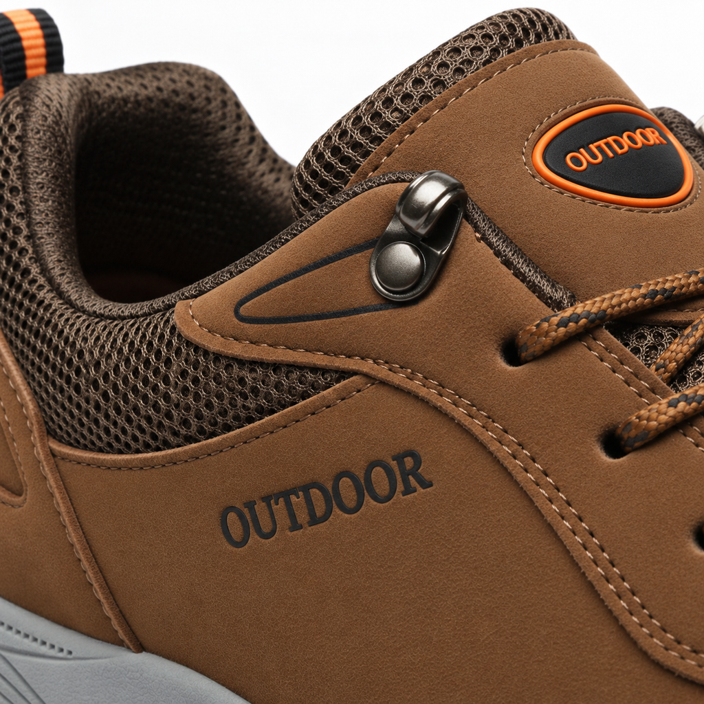 Herre ortopædiske vandtætte vandresneakers med skridsikre all-terrain vandresko