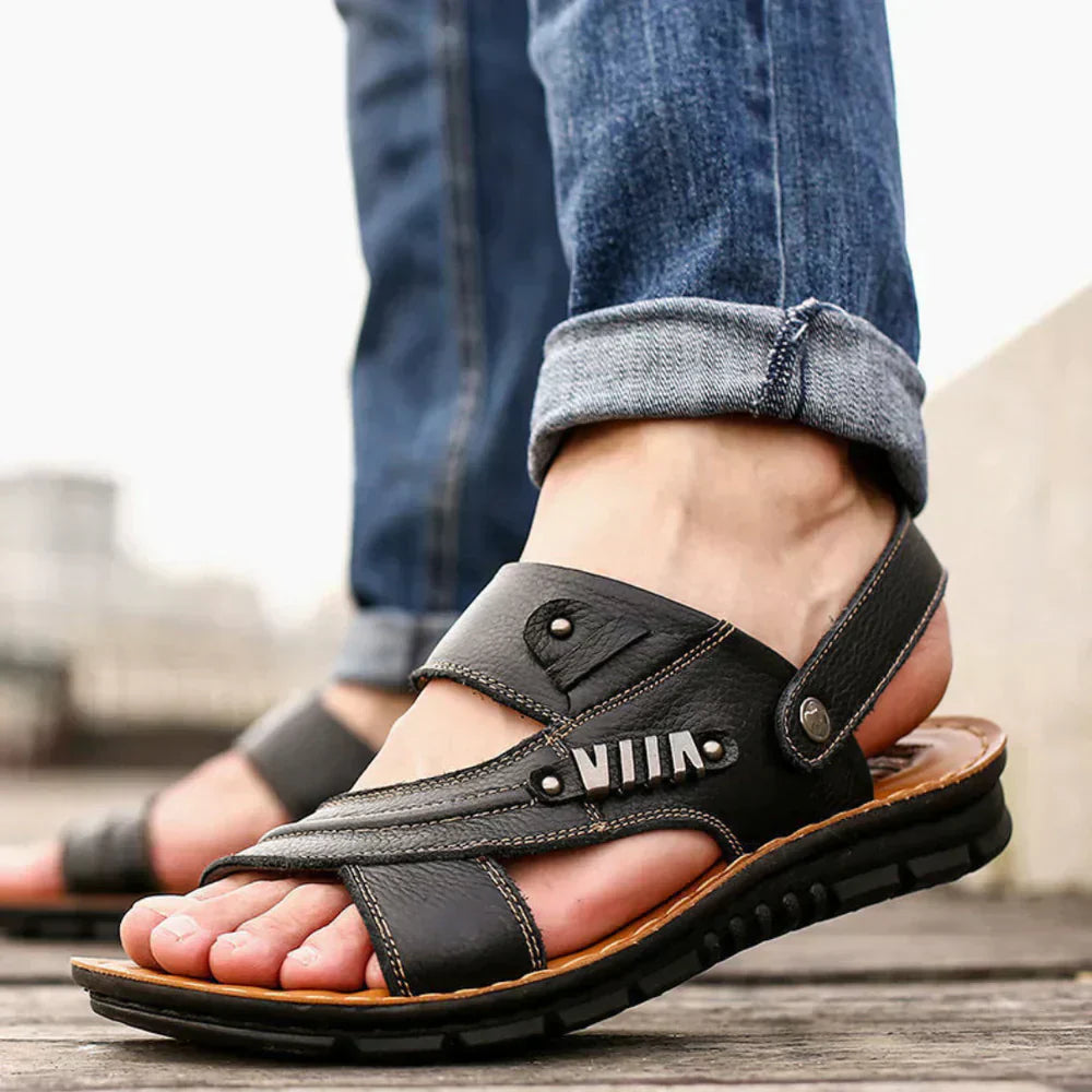 Men's Adjustable Orthopedic Sandals Open Toe Footwear