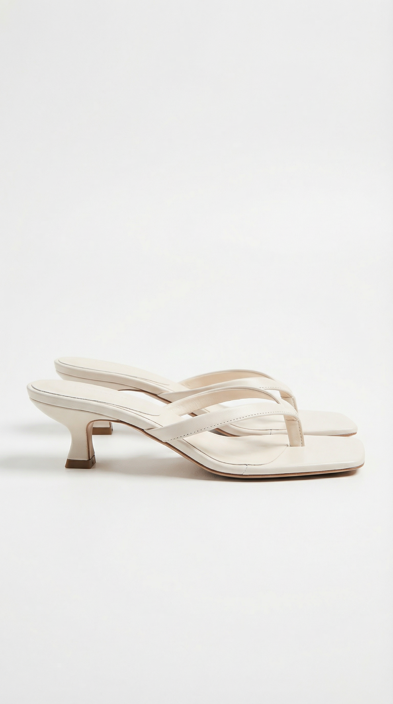 Sandalias de tacón kitten para mujer, con punta cuadrada, tipo chancla, mules elegantes sin cierre