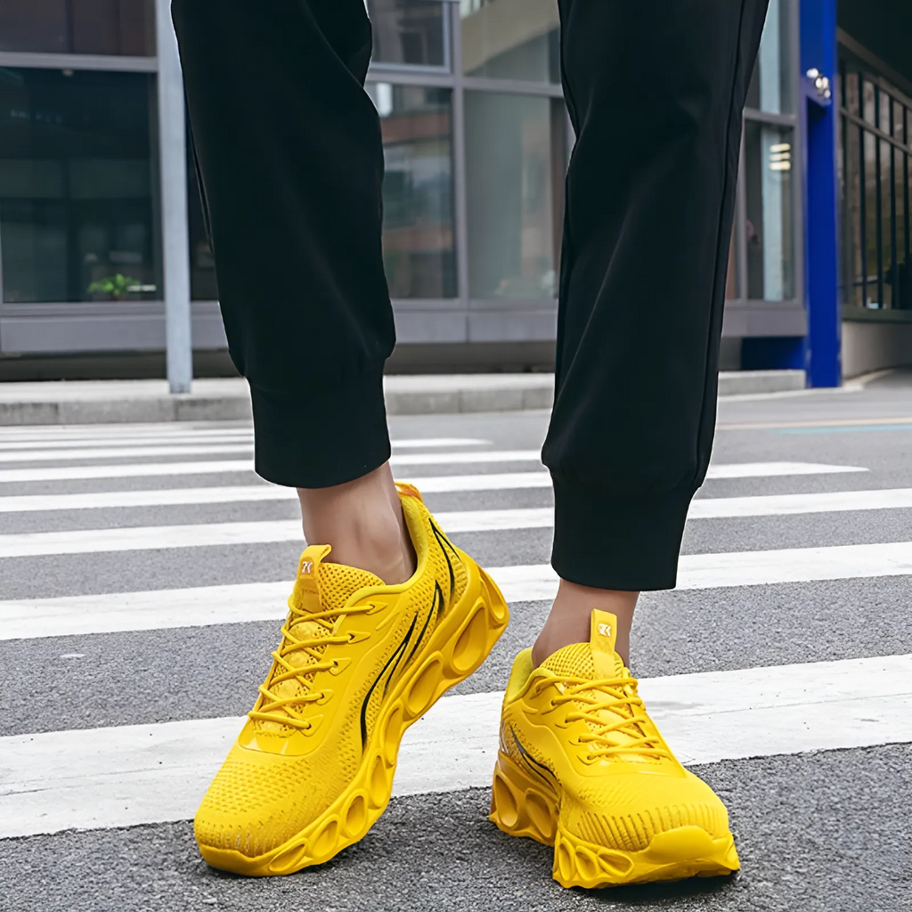 Unisex Casual Sneakers Lightweight Breathable Running Shoes Non-Slip Sports Trainers