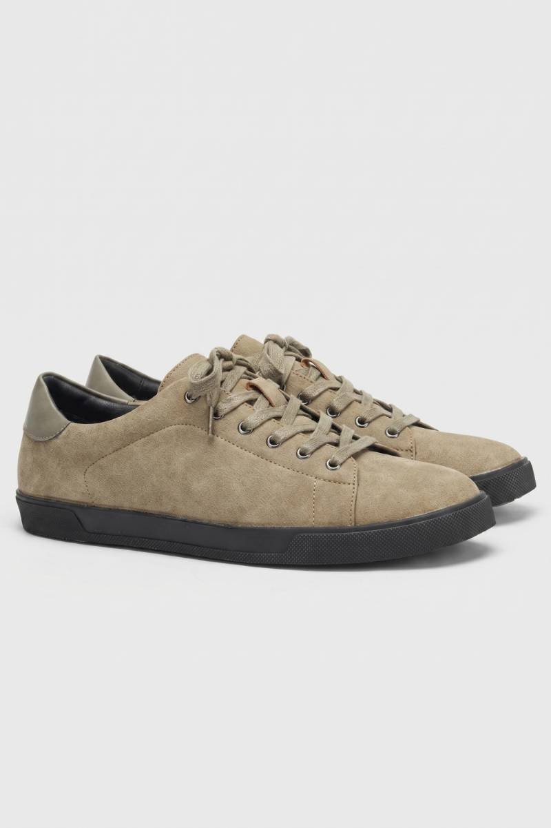 Herrsneakers med snörning och komfort – vadderad insida, vanlig passform för vardagen